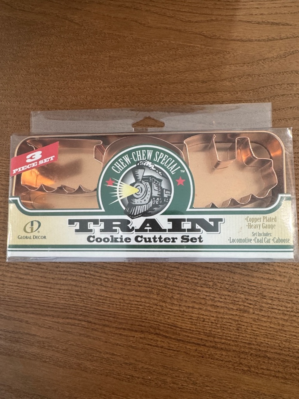 Chew-Chew Special Copper Train Cookie Cutter Set